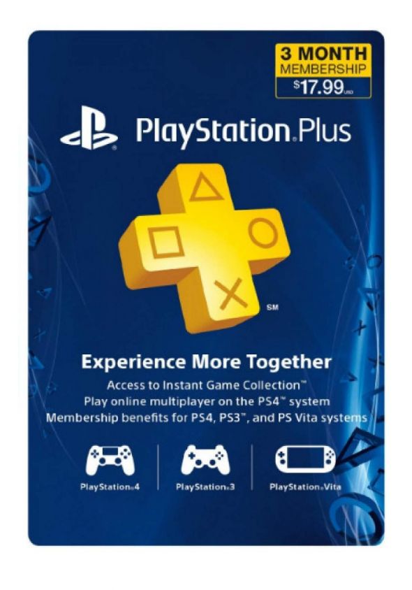 PlayStation Plus 3 Month Subscription USA