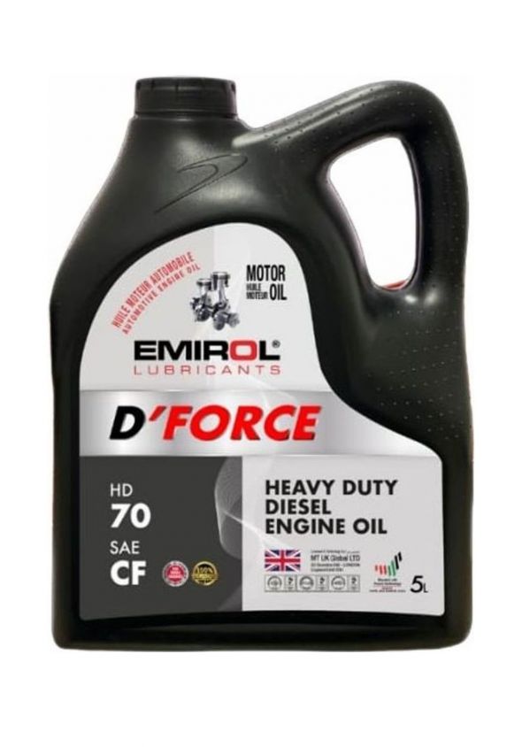 زيت محرك 5 لتر من اميرول Emirol Lubricants D'Force HD 70 Heavy Duty