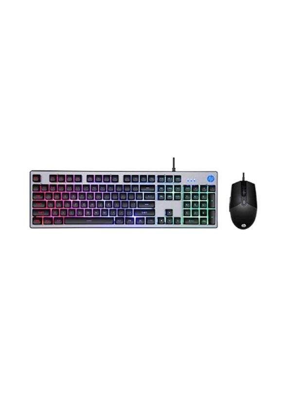 HP KM300F Gaming Keyboard and Mouse Combo RGB Black لوحة مفاتيح وماوس