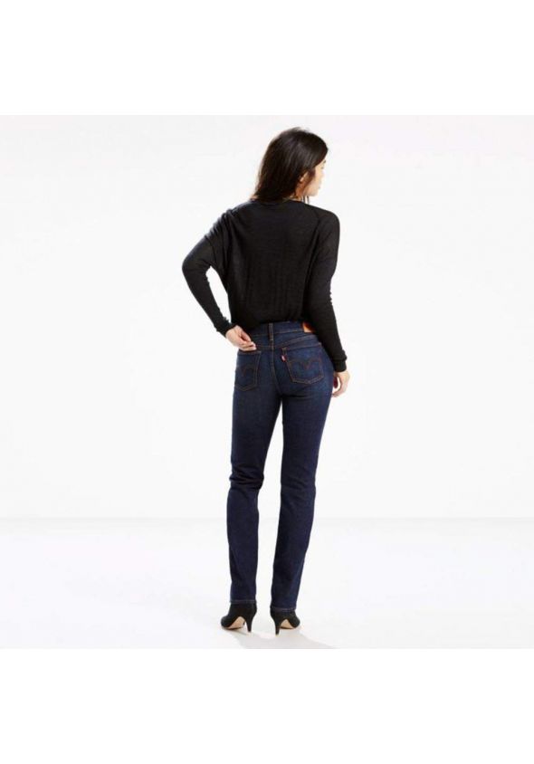 414 Classic Stretch Straight Jeans - Navy