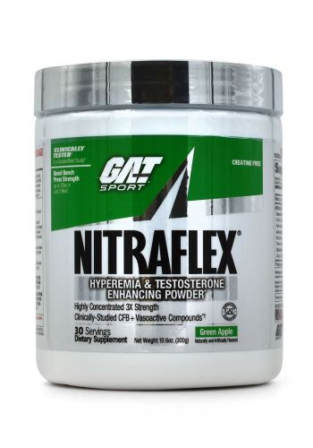 Gat Nitraflex 300g Hydration Green Apple مكمل غذائي