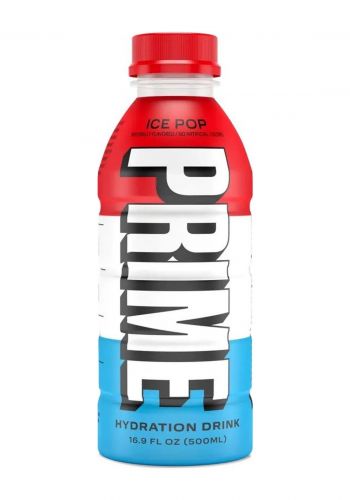 مشروب ترطيب بنكهة الايس بوب 500 مل من برايم هايدريشن Prime Hydration Ice Pop Hydration Drink
