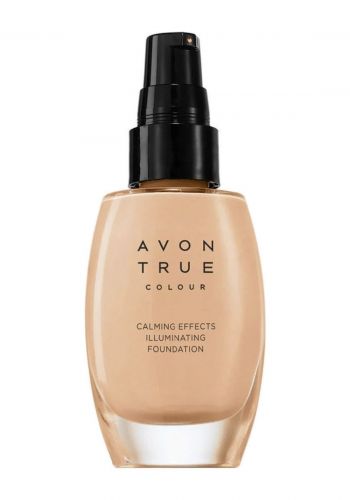 كريم اساس للبشرة الجافة والحساسة 30 مل من افون Avon True Colour Illuminating Foundation - Ivory