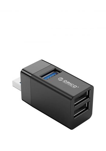 Orico MINI-U32 Mini 3-in-1 USB Hub-Black تحويلة يو اس بي من اوريكو
