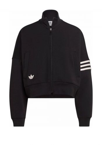 سويتر نسائي اسود اللون من اديداس Adidas Neuclassics Track Top