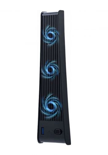 مروحة تبريد للبلي ستيشن 5 Cooling Vertical Stand for PS5 DE/UHD with 3 Cooling