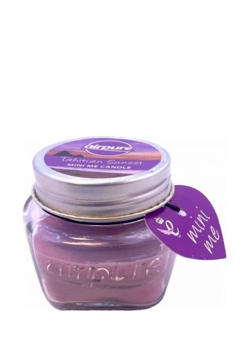 شمعة معطرة برائحة الخوخ والتفاح والحمضيات الحلوة 50 غم من ايربيور Airpure Mini Me Candle - Tahitian Sunset