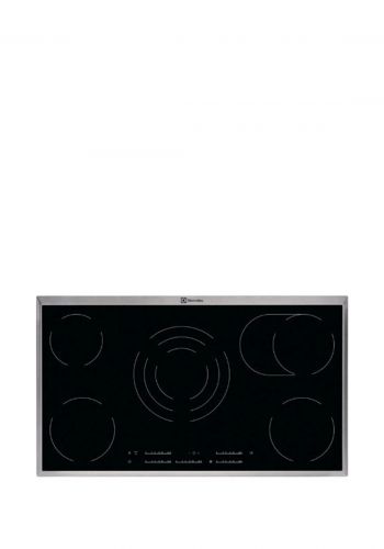طباخ كهربائي (سيراميك) 90 سم من الكترولكس Electrolux EHF9557XOK 90cm Electric Ceramic Hob