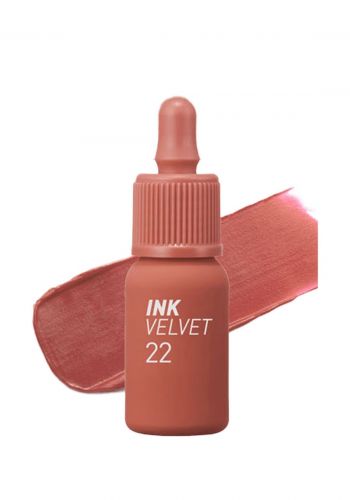 تنت شفاه مخملي من بيريبيرا الكورية رقم 22 Peripera Ink Velvet Bouquet Nude