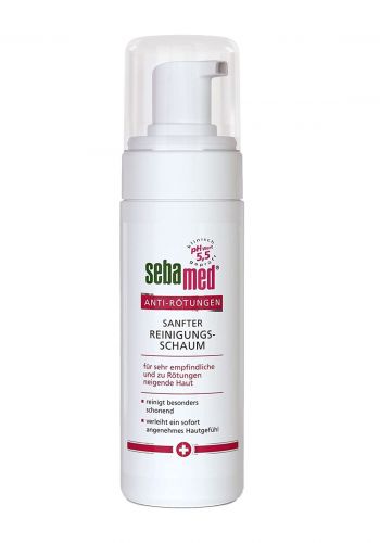 غسول رغوي مخفف للاحمرار والتهيج للبشرة الحساسة 150 مل من سيباميد Sebamed Anti Redness Gentle Cleansing Foam 