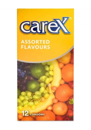 واقي ذكري متنوع 12 قطعة من كيركس Carex Assorted Flavours Condoms 