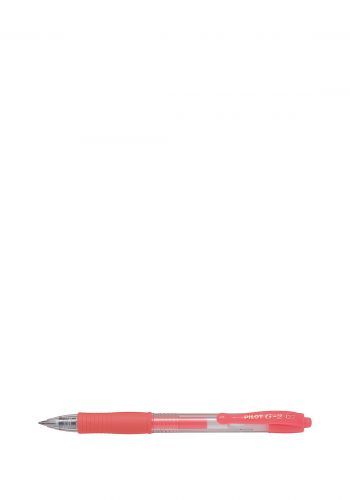 قلم حبر جاف احمر اللون من بايلوت Pilot G2 Premium Refillable & Retractable Rolling Ball Gel Pen
