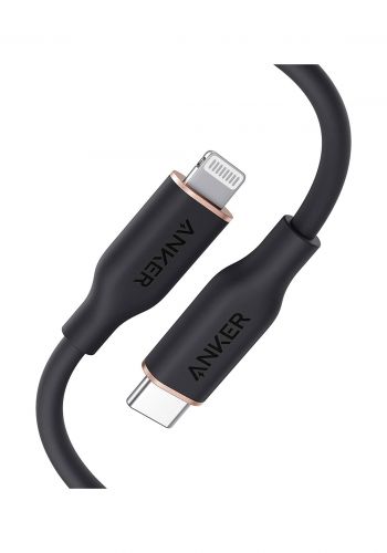 كيبل شحن تايب سي الى لايتننغ من انكر Anker Power Line III 90cm USB-C to Lightning Cable - Black