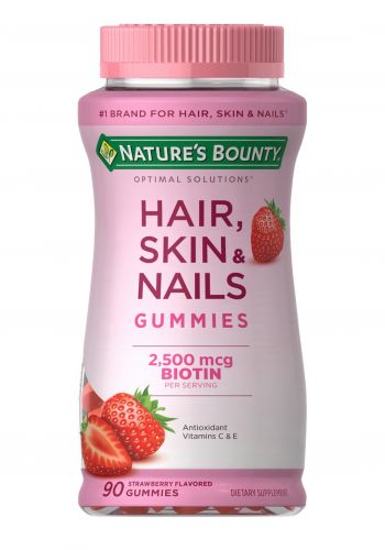 فيتامينات عامة 90 قرص جلاتيني من ناتشرز باونتي Nature's Bounty Extra Strength Hair Skin Nails
