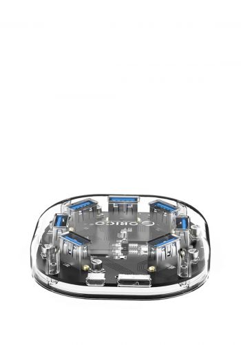 Orico (H7U-U3) 7 Ports USB3.0 HUB Transparent موزع يو اس بي من اوريكو