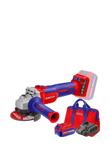 كوسرة لا سلكيه 110 ملم 20 فولت من ايمتوب Emtop ELAG2011522 Angle Grinder 
