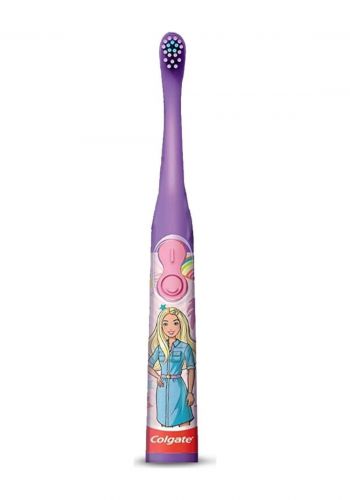 فرشاة تنظيف الاسنان للاطفال برسمة باربي من كولجيت Colgate Barbie Toothbrush 