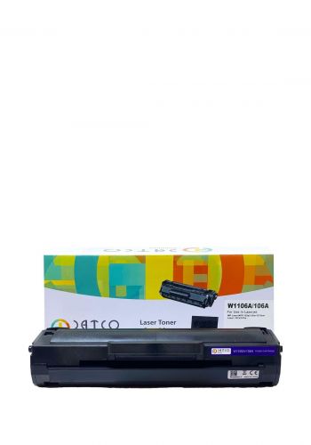 خرطوشة حبر لون اسود  Datco W1106A / 106A Laser Toner Cartridge
