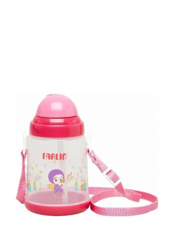 مطارة اطفال مع غطاء 430 مل من فارلين Farlin Kids Water Flask with Straw