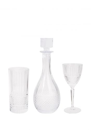 سيت قارورة مع اقداح زجاجية 25 قطعة من كاراجا Karaca Milan Glass Set
