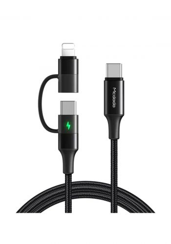 كيبل شحن 1.2 متر Mcdodo 60W Lightning To Type-C Fast Charging Cable