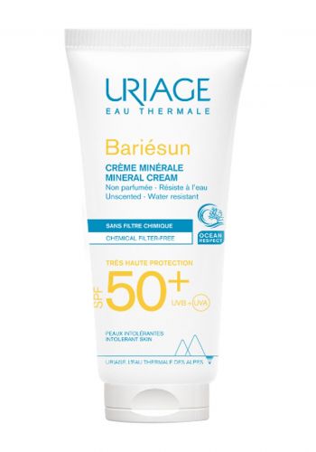  كريم واقي شمسي لجميع انواع البشرة  100 مل من يورياج Uriage Bariesun Mineral Cream SPF50+
