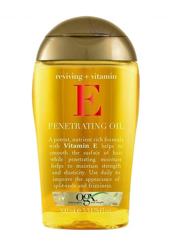 سيروم فيتامين اي للشعر 100 مل من او جي اكس OGX Reviving Vitamin E Penetrating Oil