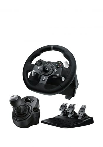 عجلة قيادة للالعاب الالكترونية  وناقل حركة  Logitech G920 Driving Force Racing Wheel & G Driving Force Shifter Bundle