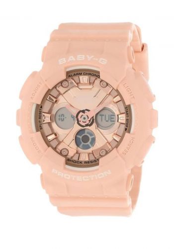 ساعة يد نسائية باللون الوردي من كاسيو Casio BA-130-4ADR Women‘s Wrist Watch
