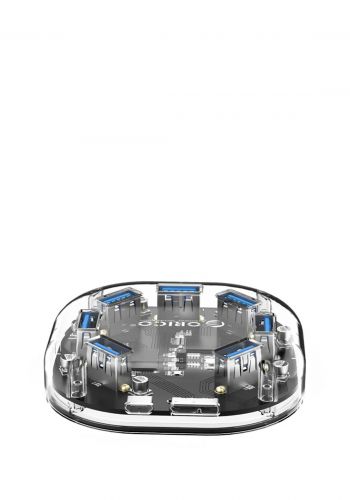Orico (H7U-U3) 7 Ports USB3.0 HUB Transparent موزع يو اس بي من اوريكو