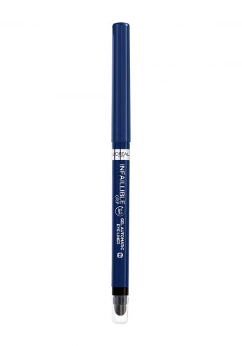 قلم محدد للعيون باللون الازرق من لوريال باريس L'Oreal Paris Infallible Grip 36H Gel Automatic Eyeliner - Blue Jersey 