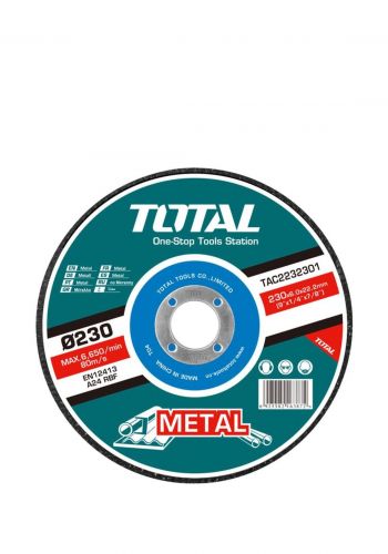 قرص جلخ المعادن بقطر 230 ملم من توتال  Total TAC2232301 Grinding Disc For Metal