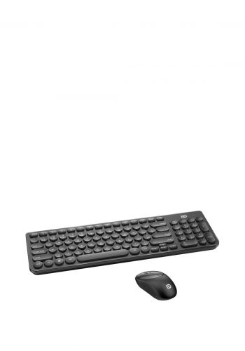Fude ik6630 wireless keyboard and mouse set-Black  لوحة مفاتيح وماوس لاسلكي