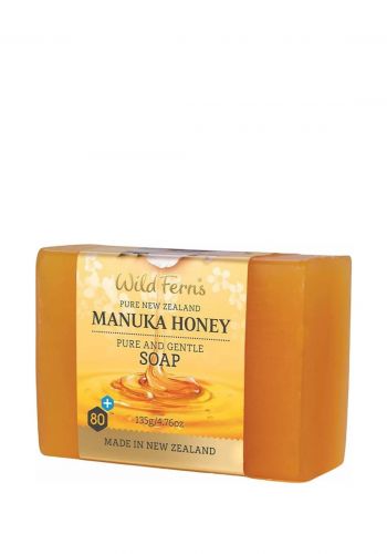 صابون منقي بخلاصة الاعشاب البريه وعسل المانوكا 135 غم من وايلد فيرنز Wild Ferns Manuka Honey Soap  
