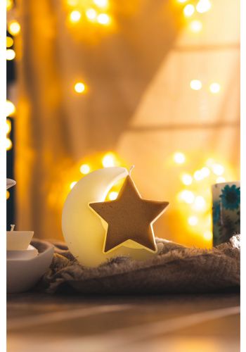 شمعة هلال ونجمة من هيلي Hili Candle 