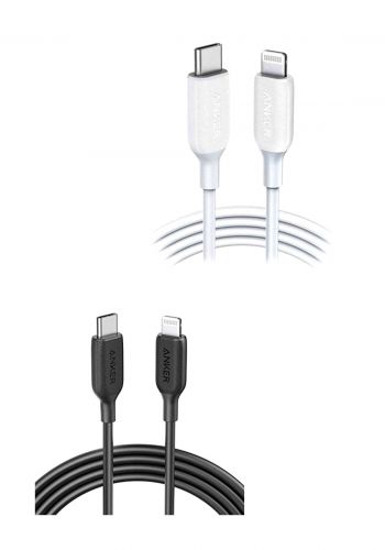 Anker PowerLine III USB-A Lightning 2.0 Cable 6ft  كابل شحن تايب سي الى لايتننك من انكر