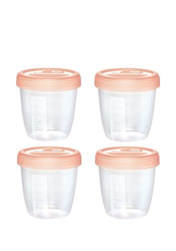 سيت حافظات حليب الام  4 قطع 150 مل  من نيب الالمانية Nip Breast milk storage container 