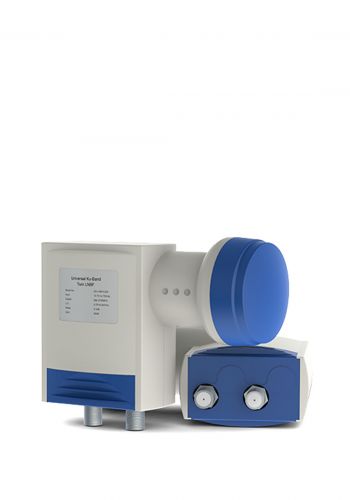 Aswar AS-LNB-KU2A Dual Output Signal Receiver  جهاز استقبال الاشارة ثنائي المخرج من اسوار