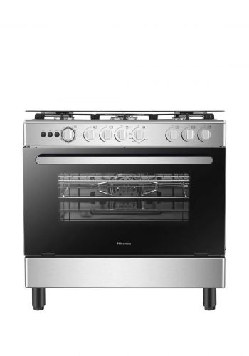 طباخ غاز بخمس مواقد 90 * 60 سم من هايسنس Hisense HFG90335RX  Gas Cooker  