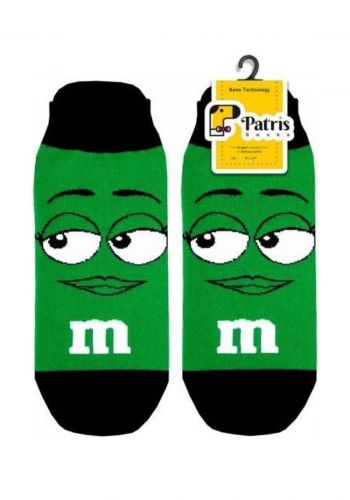 جوارب ربع قدم لكلا الجنسين بتصميم ام اند امز من باتريس Patris Socks 