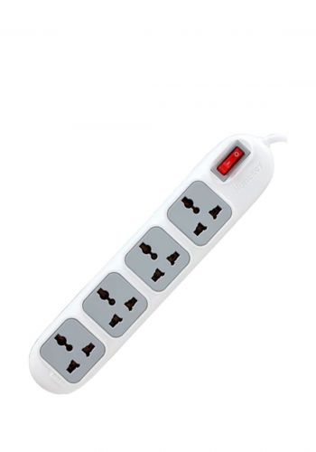 سيار كهربائي 5 متر Huntkey PZD401 4 AC Outlet Universal Power Extension 