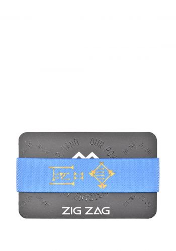 سوار من القماش بوجهين لكلا الجنسين سمائي الون من زك زاك  Zig Zag Bracelet