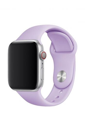 سوار سيليكون لساعة أبل Silicone Apple Watch Band -Lavender
