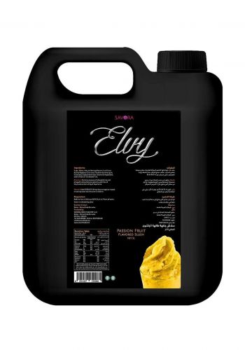 شراب مركز بيوريه 5 لتر من سادورا ايلفي Sadora Elvy  Passion Fruit Flavored Slush