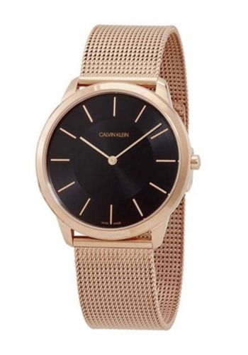 ساعة للرجال بسوار فولاذي بلون روز كولد من كالفن كلاين Calvin Klein K3M2162Y Men's Watch 