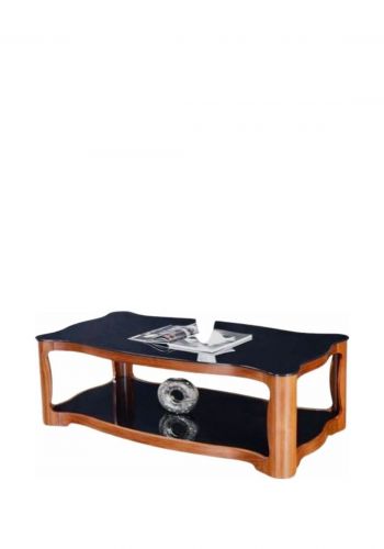 طاولة خشب وزجاج وسطية 40*132*68 سم Coffee Table 