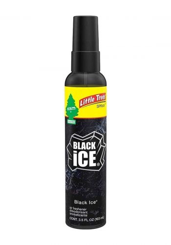 بخاخ معطر  هواء للسيارة  103 مل من ليتل تريز Little Trees Black Ice Spray Air Freshener Original  