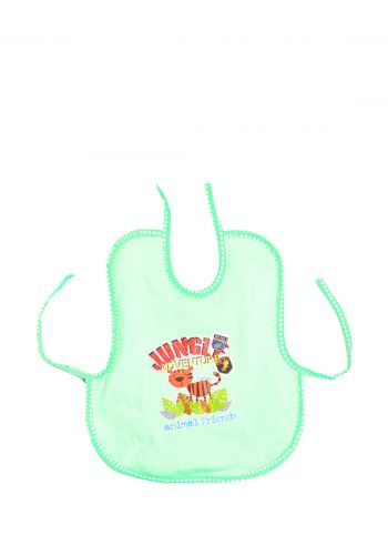 صدرية للاطفال بطبعة نمر أخضر اللون