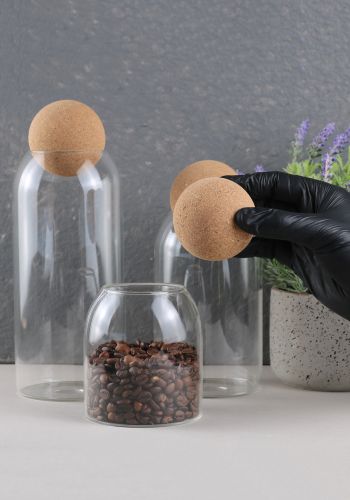حافظات زجاجية ثلاث قطع