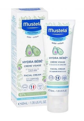 كريم مرطب للوجه للأطفال 40 مل من موستيلا Mustela Moisturizing Cream